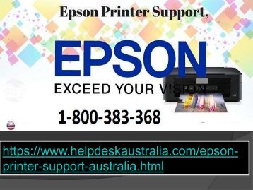 Search out Solution Paper Jam Issue Epson Printer Customer Service  Australia 