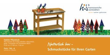 Natürlich hw- Schmuckstücke für Ihren Garten 2012 - Hannoversche ...