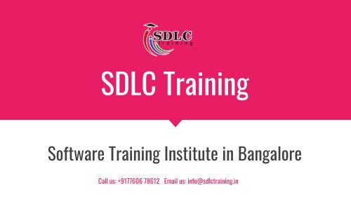 Software Training in Marathahalli, Bangalore