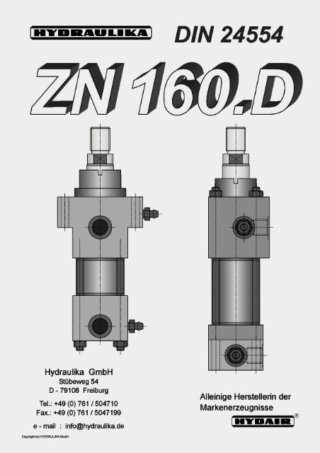 Hydraulikzylinder 108/163 mm