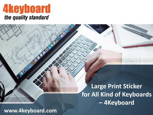 Large Print Sticker for All Kind of Keyboards