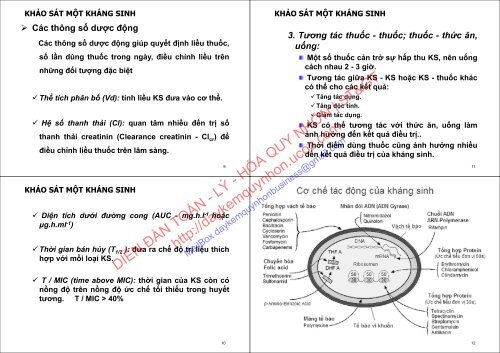 BÀI GIẢNG HÓA DƯỢC 2 (CỬ NHÂN HÓA DƯỢC) 2018 DS. HUỲNH TRƯỜNG HIỆP