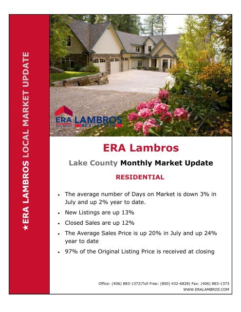 Lake County Residential Update - July 2018