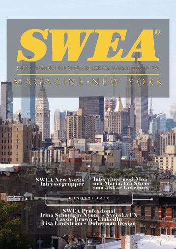 SWEA Magazine Aug18