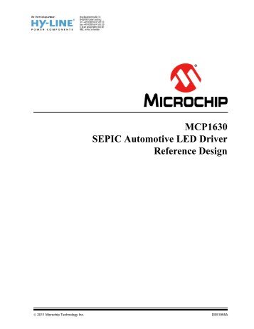 MCP1630 SEPIC Automotive LED Driver Reference Design - Hy-Line