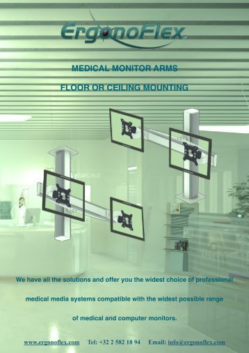 CATALOGUE MEDICAL MONITOR ARMS FLOOR OR CEILING MOUNTING_HI