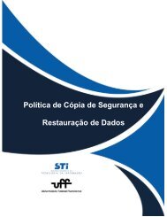 Politica de Backup e Restauração