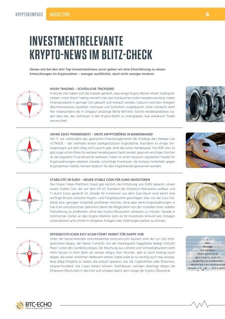 Kryptokompass Ausgabe #14 August 2018