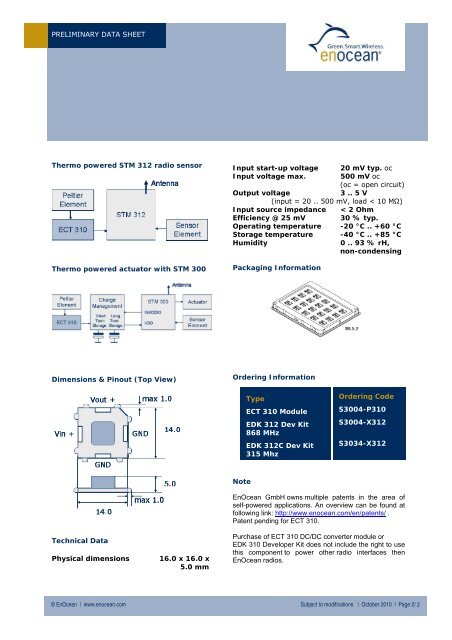 Data Sheet ECT 310 Perpetuum (.pdf) - Hy-Line