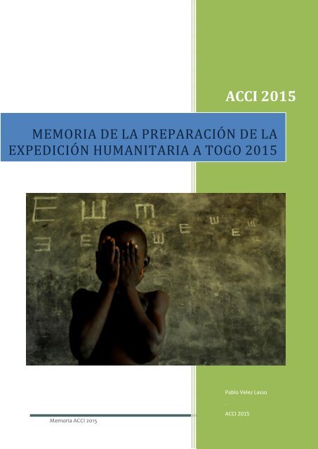 Memoria ACCI 2015