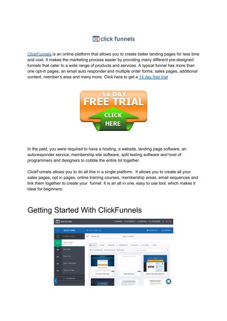 How To Set Up Clickfunnels Quick Guide - Internet Money Kings