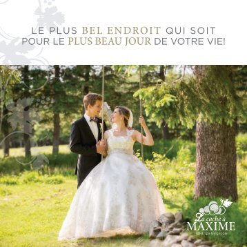 La cache à Maxime - Brochure mariage 2019