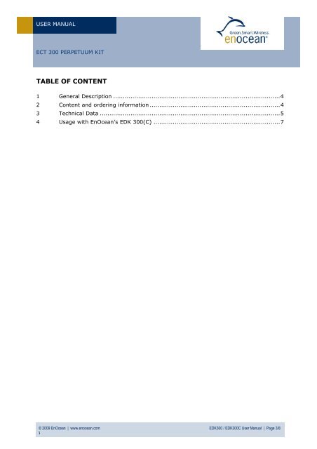 ECT300 Kit User Manual