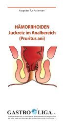 HÄMORRHOIDEN Juckreiz im Analbereich (Pruritus ani)  - Gastro Liga