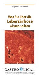 Was Sie über die Leberzirrhose wissen sollten - Gastro Liga