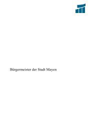 Bürgermeister der Stadt Mayen - GAV Mayen