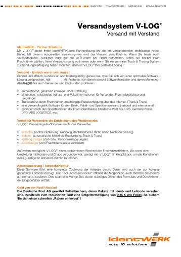 Produktbeschreibung (PDF) - identWERK GmbH