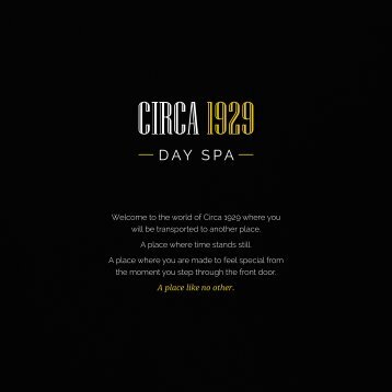 Circa 1929 Menu July 2018 - Detailed FINAL