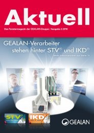 GEALAN-Verarbeiter stehen hinter STV® und IKD®