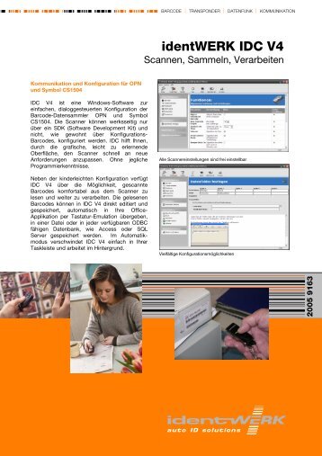 identWERK IDC V4 - identWERK GmbH