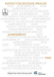 2 - Institut für Deutsche Sprache