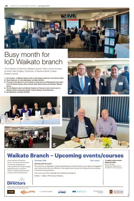 Waikato Business News July/August 2018