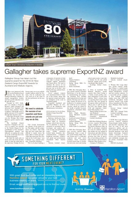 Waikato Business News July/August 2018