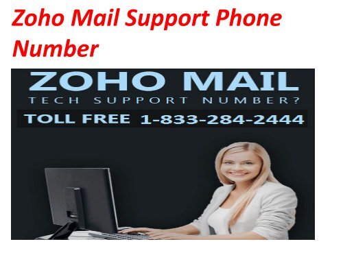 Secure Your Account Dial 1-(833)-284-2444 Zoho Mail Support Phone Number