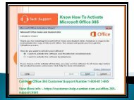 Know how to Activate Microsoft office 365