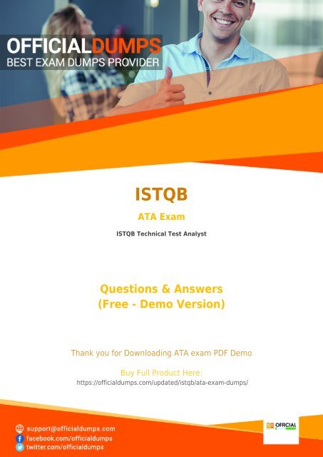 ATA Exam Dumps - [Actual 2018] Download Updated ISTQB ATA Exam ...