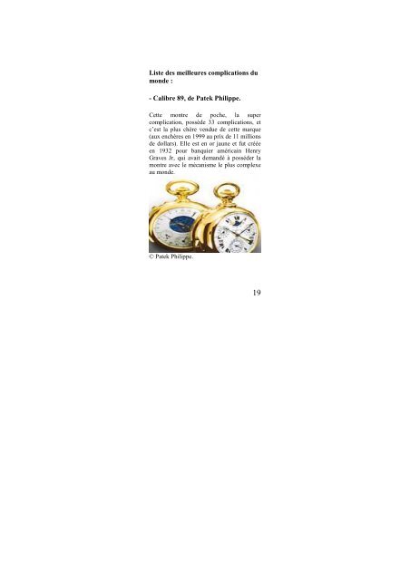 Ebook à la Découverte de L'horlogerie