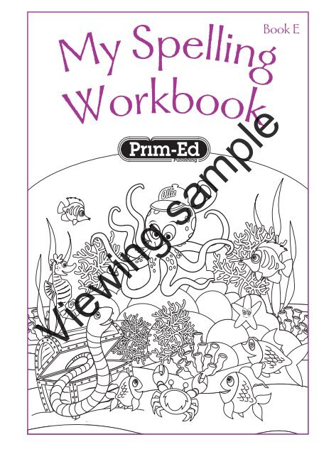 PR-1105IRE Original My Spelling Workbook - Book E