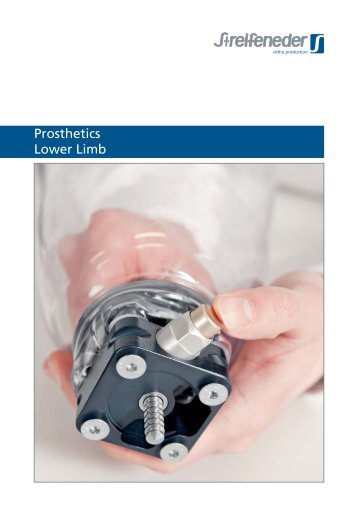 Streifeneder Catalogue Prosthetics