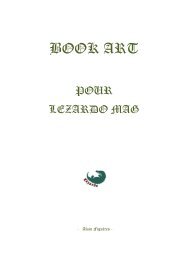 LéZARDO Book Art Série - 2018