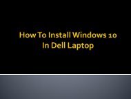 The Easy Way To Install Windows 10 In Any Dell Laptop