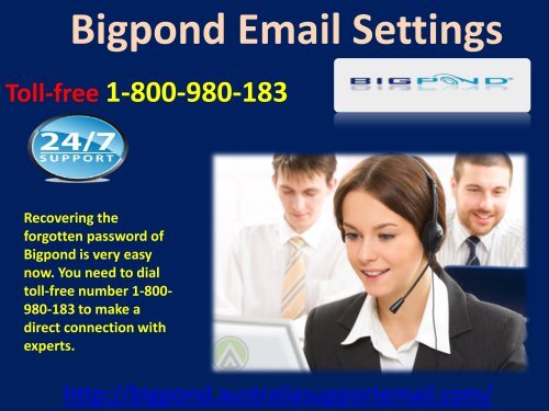 Bigpond Email Settings 1-800-980-183|  Synchronization issue