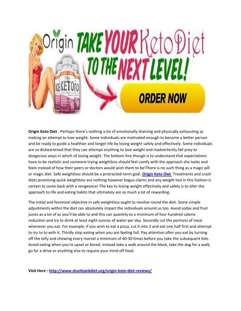  Origin Keto Diet - Good For Your External And Internal health