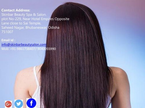 Hair Straightening in Bhubaneswar