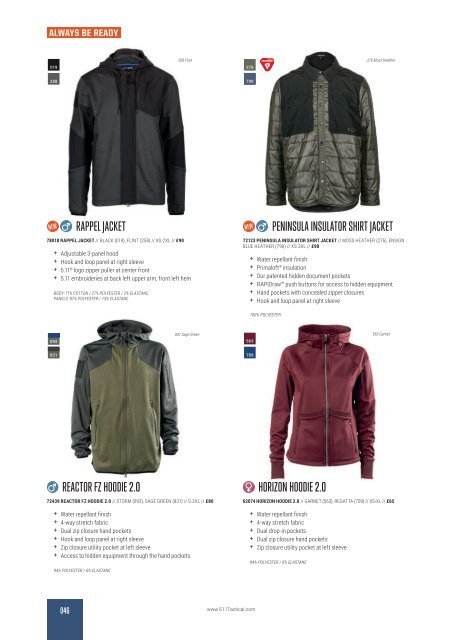 5.11 Tactical - Autumn/Winter - English Corp £