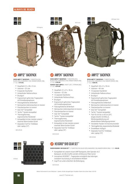 5.11 Tactical - Autumn/Winter - German Corp €