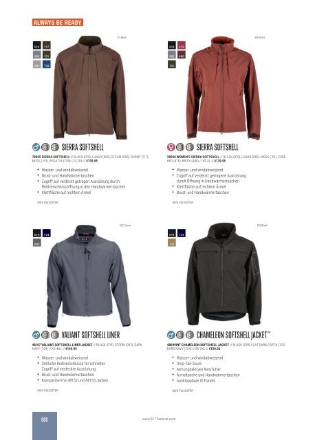 5.11 Tactical - Autumn/Winter - German Corp €