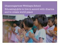 Help us expand Dhammajarinee School in Thailand and build the largest Vastu Meditation Hall in the world!