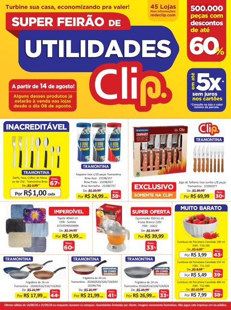 Encarte - Feirão de Utilidades Clip