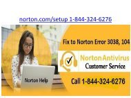 Norton My Account | 1 844-324-6276 | Norton Com Setup