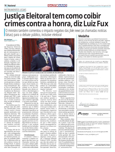 GAZETA DIARIO 652