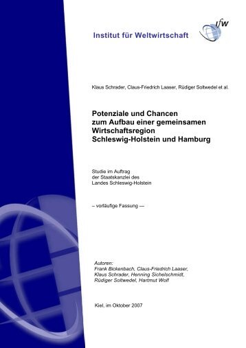 Potenziale und Chancen zum Aufbau einer gemeinsamen ...