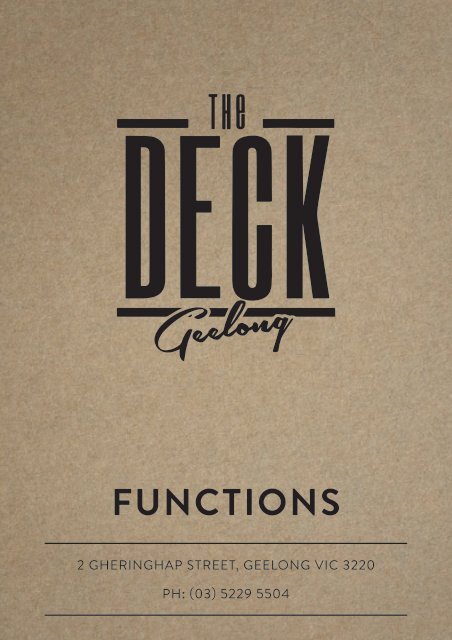 deck geelong functions booklet small