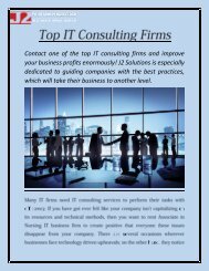 Top IT Consulting Firms - j2-solutions