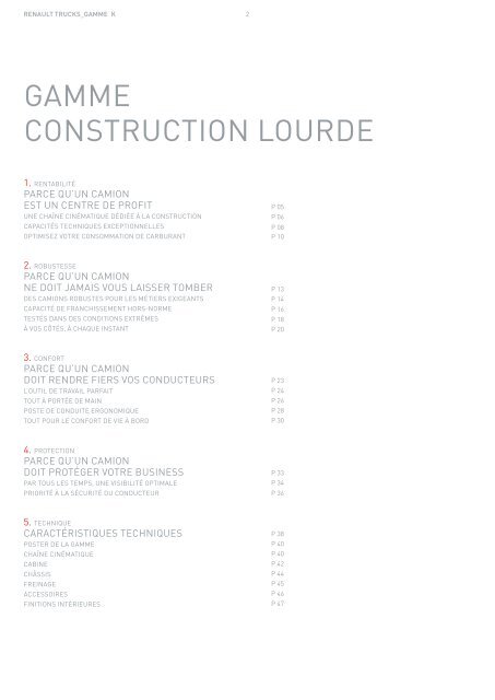 Renault Trucks K gamme construction lourde