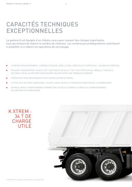 Renault Trucks K gamme construction lourde